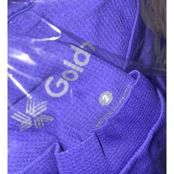 New‎ Goldwin T-Shirt Men Size Small (2) Purple Gorpcore Logo Dry Polygiene - Picture 5 of 7